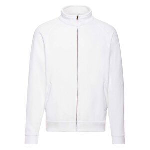 White Men's Sweat Jacket Fruit of the Loom