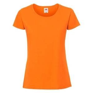 Iconic 195 Ringspun Premium Premium Fruit of the Loom Orange T-shirt