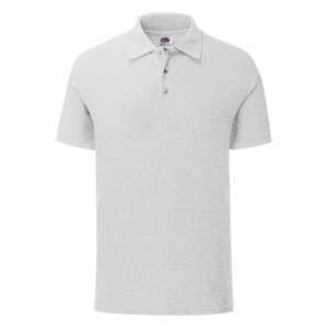 Light grey men's shirt Iconic Polo Friut of the Loom