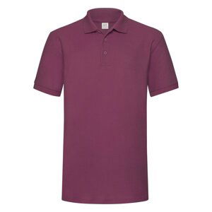 Burgundy Heavy Polo Friut of the Loom