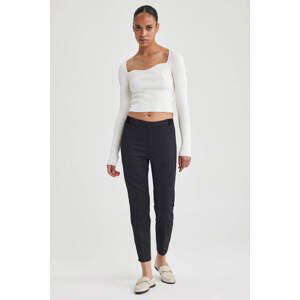 DEFACTO Cigarette Fit Satin Pants