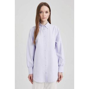 DEFACTO Regular Fit Poplin Long Sleeve Tunic