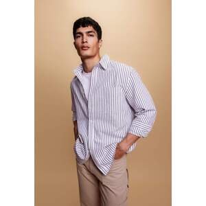 DEFACTO Relax Fit Striped Long Sleeve Shirt