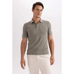 DEFACTO Slim Fit Polo Shirt Cotton Polo T-Shirt