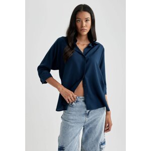 DEFACTO Oversize Fit Sensual Long Sleeve Shirt