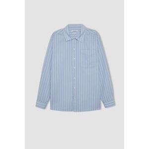 DEFACTO Relax Fit Striped Long Sleeve Shirt