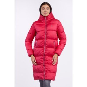 Tmavo ružový dámsky zimný prešívaný kabát SAM 73 Hedvika