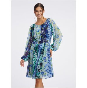 Orsay Blue Women's Floral Dress - Women's