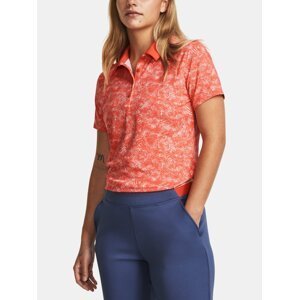 Under Armour T-Shirt UA Playoff Printed SS Polo-RED - Women
