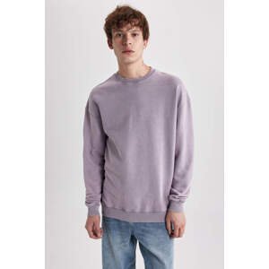 DEFACTO Comfort Fit Long Sleeve Sweatshirt