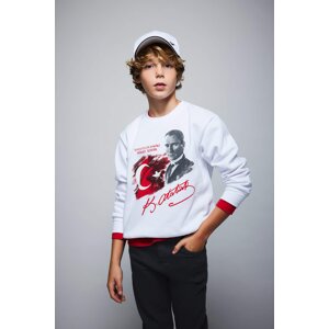 DEFACTO Regular Fit Crew Neck Sweatshirt