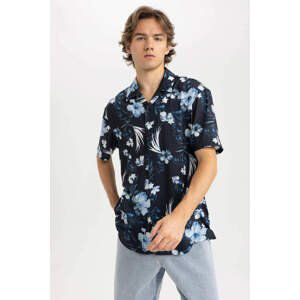 DEFACTO Regular Fit Printed Short Sleeve Shirt