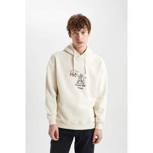 DEFACTO Comfort Fit Printed Sweatshirt