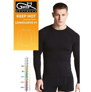 T-shirt Gatta 43027 Keep Hot Longsleeve Men M-2XL black 06