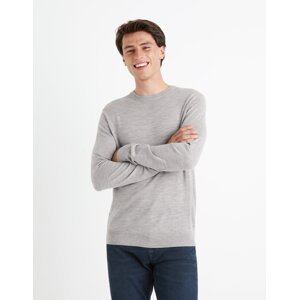 Celio Wool sweater Semerirond merino - Men