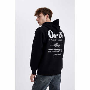 DEFACTO Oversize Fit Printed Long Sleeve Sweatshirt