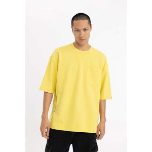 DEFACTO Loose Fit Crew Neck Printed T-Shirt