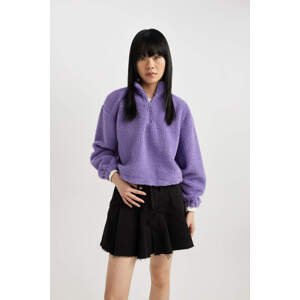 DEFACTO Oversize Fit Plush Sweatshirt