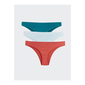 LC Waikiki Plain Brazilian Panties 3 Pack