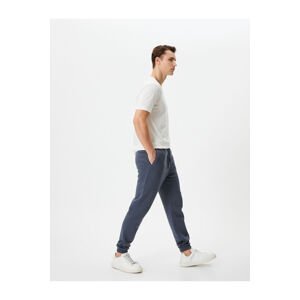 Koton Jogger Sweatpants with Lace Waist, Zipper Detail and Pocket