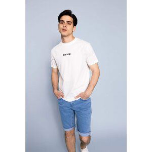 DEFACTO Regular Fit Crew Neck Printed T-Shirt