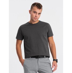 Ombre Men's classic cotton BASIC T-shirt - graphite