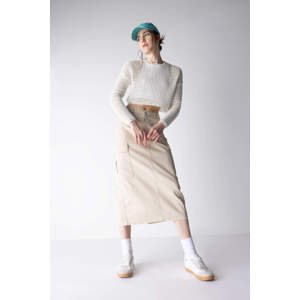 DEFACTO Regular Fit Gabardine Midi Skirt