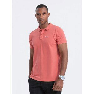 Ombre Pique knit polo shirt