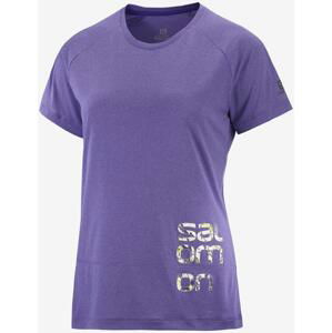 Salomon Cross Run Graphic Tee W XS