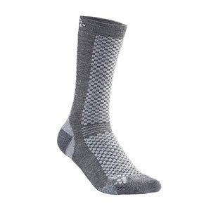 Craft Ponožky Warm 2-pack šedá 37-39