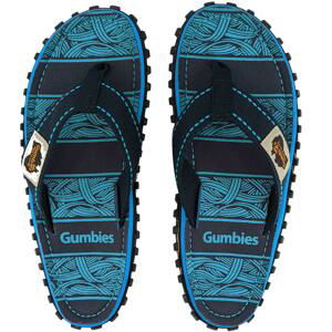 Gumbies Islander Flip-Flop Navy Waves 45