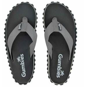 Gumbies Duckbill Flip-Flop Black Grey 44