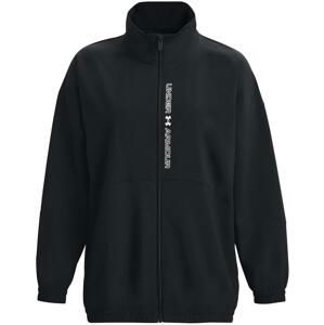 Under Armour Woven FZ Oversized Jacket-BLK XL