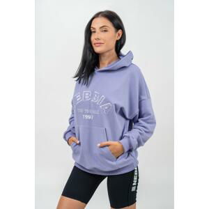 Nebbia Branded Oversized Hoodie Gym Rat XS