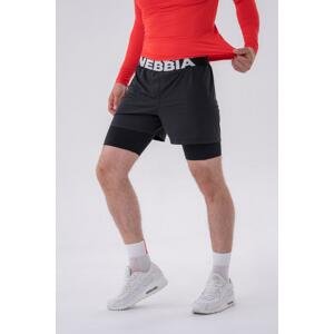 Nebbia Double-Layer Shorts With Smart Pockets M