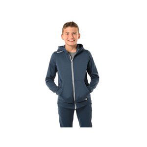 Bauer Mikina Bauer Team Fleece Zip YTH, Detská, tmavo modrá, XXS