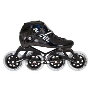 Powerslide Dětské kolečkové brusle Powerslide Accel Race Black Kids