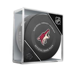 InGlasCo Fanúšikovský puk NHL Official Game Puck (1ks), Arizona Coyotes