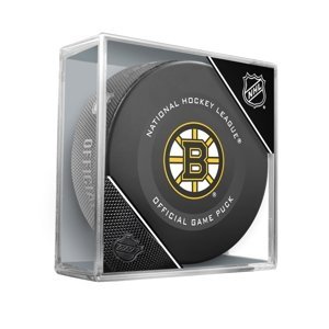 InGlasCo Fanúšikovský puk NHL Official Game Puck (1ks), Boston Bruins