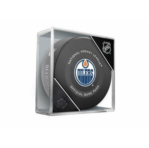 InGlasCo Fanúšikovský puk NHL Official Game Puck (1ks), Edmonton Oilers