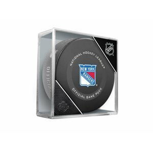 InGlasCo Fanúšikovský puk NHL Official Game Puck (1ks), New York Rangers