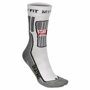 Powerslide Ponožky Powerslide MY FIT Skating Socks White, 35-38