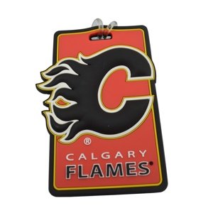 JFSC Menovka pre tašku JFSC NHL 3D Effect Luggage Tag, Calgary Flames