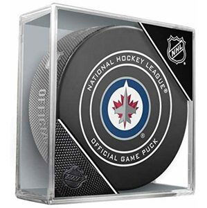 InGlasCo Fanúšikovský puk NHL Official Game Puck (1ks), Winnipeg Jets