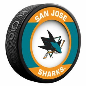 InGlasCo Fanúšikovský puk NHL Stitch Blister (1ks), San Jose Sharks