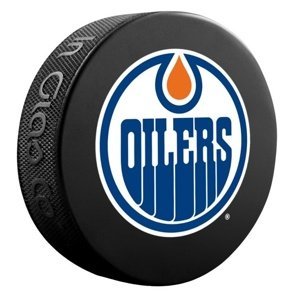 InGlasCo Fanúšikovský puk NHL Logo Blister (1ks), Edmonton Oilers