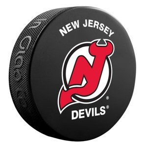 InGlasCo Fanúšikovský puk NHL Logo Blister (1ks), New Jersey Devils