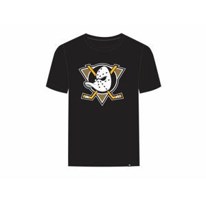 47' Brand Tričko NHL 47 Brand Black Imprint Echo Tee SR, čierna, Senior, Anaheim Ducks, L