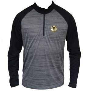 CCM Mikina Level Wear NHL Vandal 1/4 Zip Midlayer SR, Senior, S, Boston Bruins