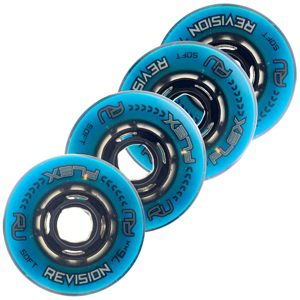 Revision Kolieska Revision Flex Soft Indoor Blue/Black (1ks)